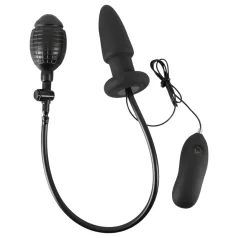 You2Toys - analni napihljiv dilator z vibratorjem - črn