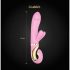 G-Vibe GRabbit - polnilni 3-motorni G-točka vibrator (roza)