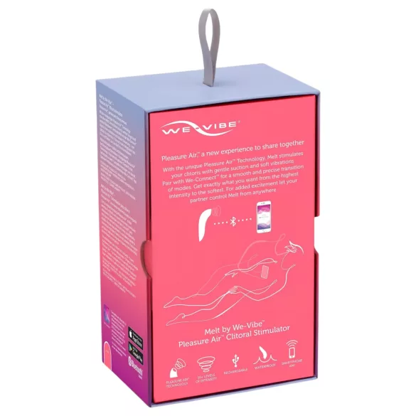 We-Vibe Melt - pameten zračni stimulator klitorisa (korala)