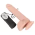 Medical Thrusting - dildo z nastavkom na prisesek, potiskajoče-rotacijski vibrator (naraven)