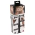 You2Toys - potisni vibrator s priseskom - črna