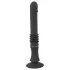 You2Toys - potisni vibrator s priseskom - črna