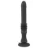 You2Toys - potisni vibrator s priseskom - črna