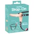 You2Toys - strap-on vibrator - polnjenje - naravna barva