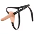You2Toys - strap-on vibrator - polnjenje - naravna barva