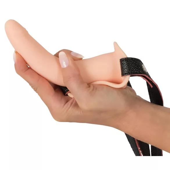 You2Toys - strap-on vibrator - polnjenje - naravna barva