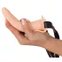 You2Toys - strap-on vibrator - polnjenje - naravna barva