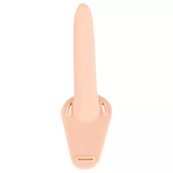 You2Toys - strap-on vibrator - polnjenje - naravna barva