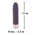 You2Toys Elegant Diamond - vibrator paličica - polnilni - vijoličen