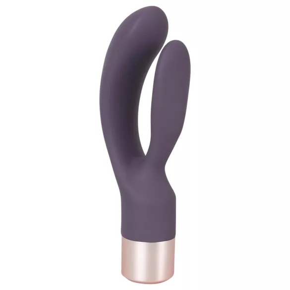 You2Toys Elegant Double - vibrator z nastavkom za klitoris - polnilni