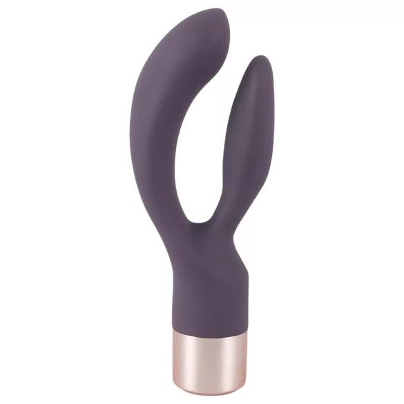 You2Toys Elegant Double - vibrator z nastavkom za klitoris - polnilni