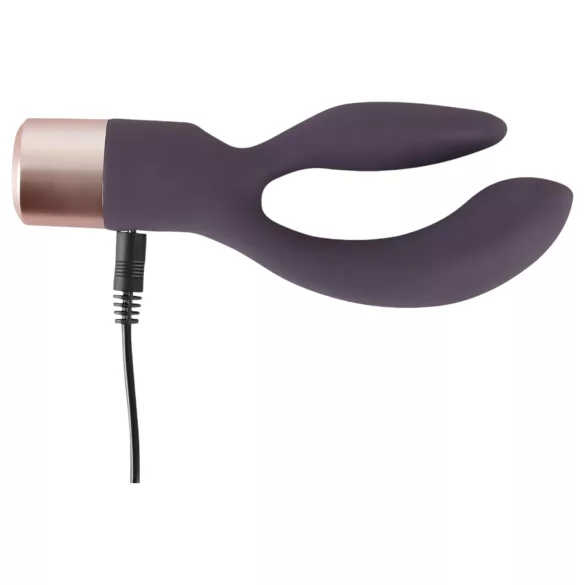 You2Toys Elegant Double - vibrator z nastavkom za klitoris - polnilni