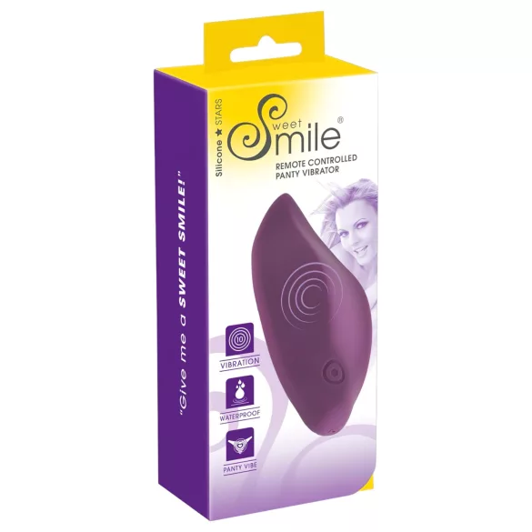 SMILE - vibrator za klitoris z aplikacijo - akumulatorski, vijoličen