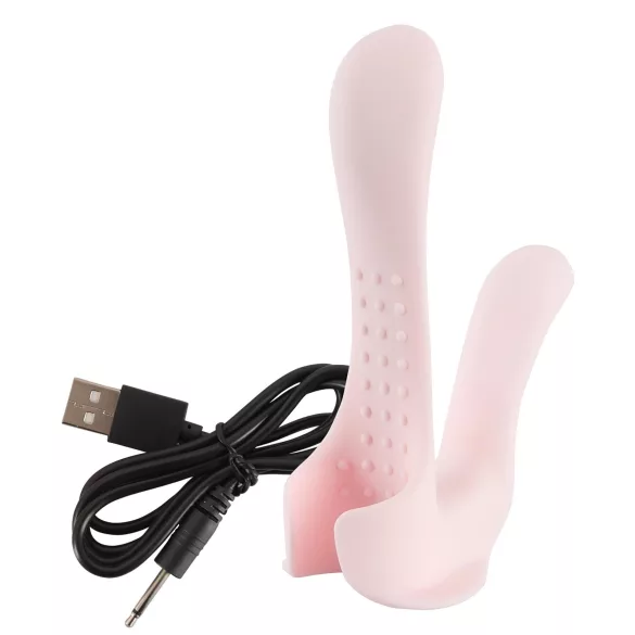 Couples Choice - parni vibrator z 2 motorjema - roza