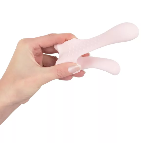 Couples Choice - parni vibrator z 2 motorjema - roza