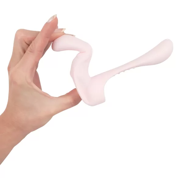 Couples Choice - parni vibrator z 2 motorjema - roza