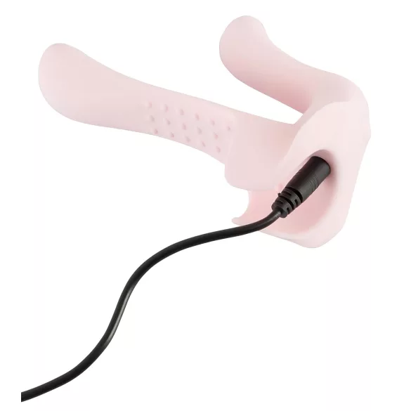 Couples Choice - parni vibrator z 2 motorjema - roza