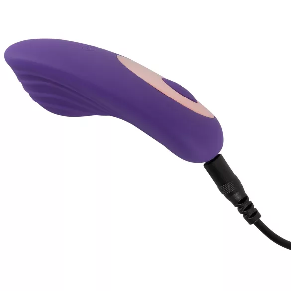 SMILE - vibrirajoči vibrator za klitoris z daljinskim upravljanjem - vijoličen