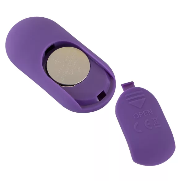 SMILE - vibrirajoči vibrator za klitoris z daljinskim upravljanjem - vijoličen