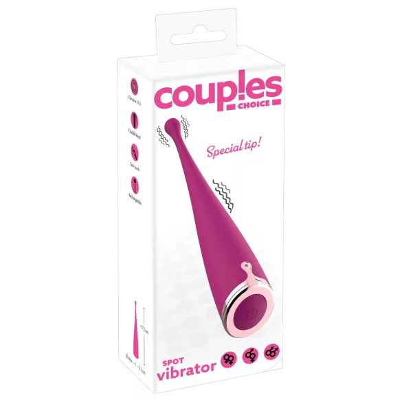 Couples Choice - vibrator za klitoris - polnilni - roza