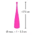 Couples Choice - vibrator za klitoris - polnilni - roza