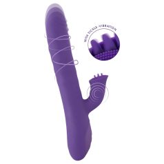 Smile Pearl - vijolični vibrator s kroglicami