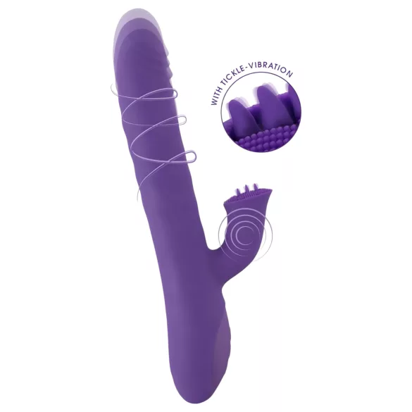 Smile Pearl - vibrator z biseri - vijoličen