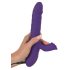 Smile Pearl - biserni vibrator s funkcijo potiskanja (vijoličen)