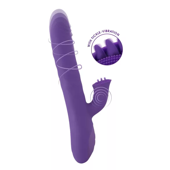 Smile Pearl - vibrator z biseri - vijoličen