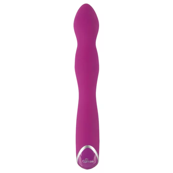 SMILE - vibrator za A in G točko - upogljiv - roza