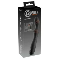 Rebel - vibracijski masažer prostate z 2 motorjema - črn