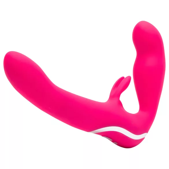 Happyrabbit - brezpašni vibrator za pare - rožnata