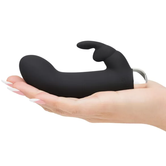 Fifty Shades of Grey - vibrator s klitoralnim nastavkom - črna