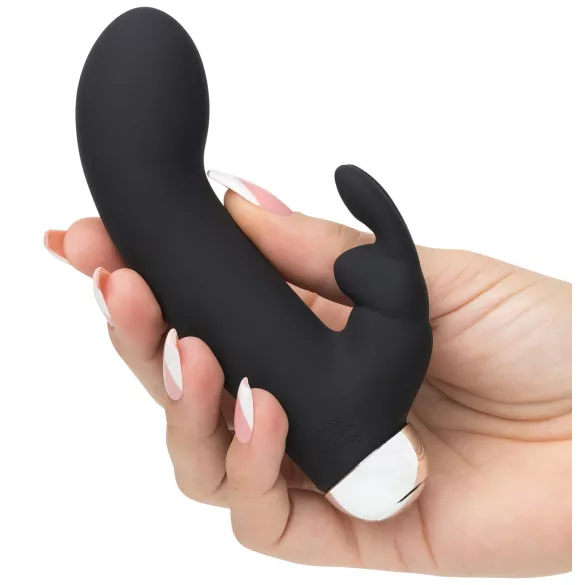 Fifty Shades of Grey - vibrator s klitoralnim nastavkom - črna