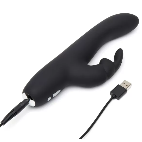 Fifty Shades of Grey - vibrator za točko G - polnilni - črn
