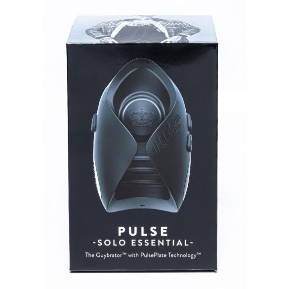 Hot Octopuss Pulse Solo Essential - polnilni masturbator (črna)