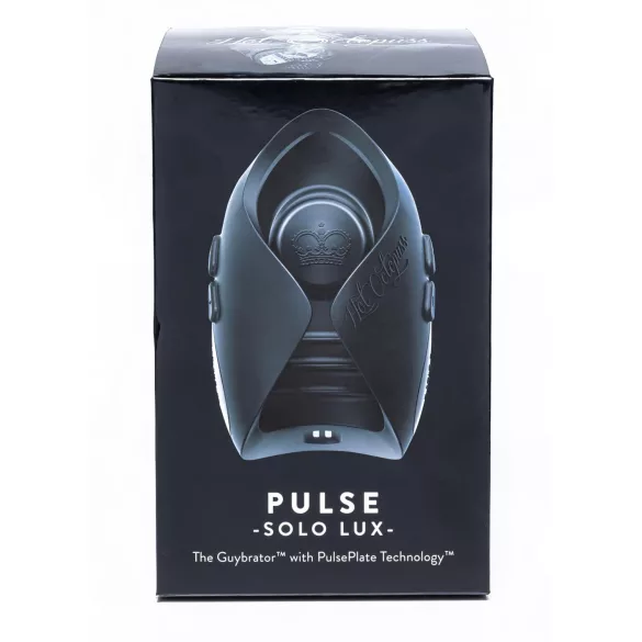 Hot Octopuss Pulse Solo Lux - masturbator za penis - vibracijski - črna