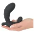 You2Toys - napihljiv vibrator na daljinsko upravljanje - črn