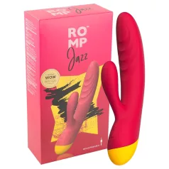   ROMP Jazz - vibrator za G-točko in klitoris - vodoodporen - roza