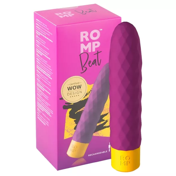 ROMP Beat - vibracijska palica - akumulatorska, vodoodporna - vijolična