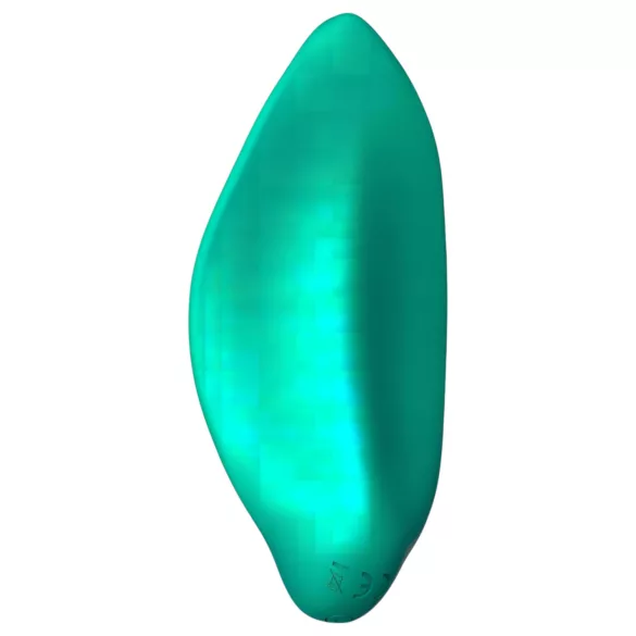 ROMP Wave - polnilni vibrator za klitoris - vodoodporen - zelen