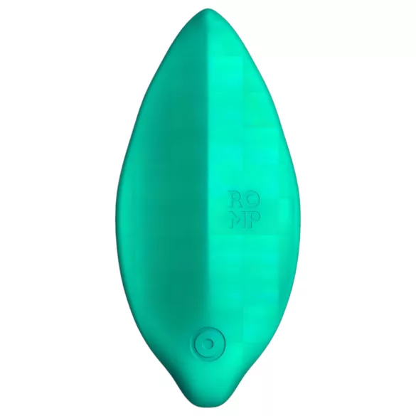ROMP Wave - polnilni vibrator za klitoris - vodoodporen - zelen