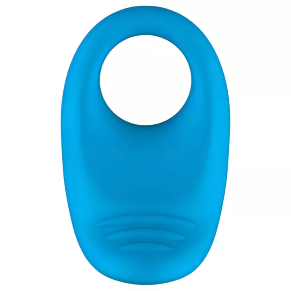 ROMP Juke - vibrirajoči obroček za penis - vodoodporen - modra