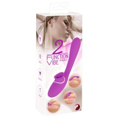 You2Toys - vibrator 2v1 za dvoje - polnilen, vijoličen