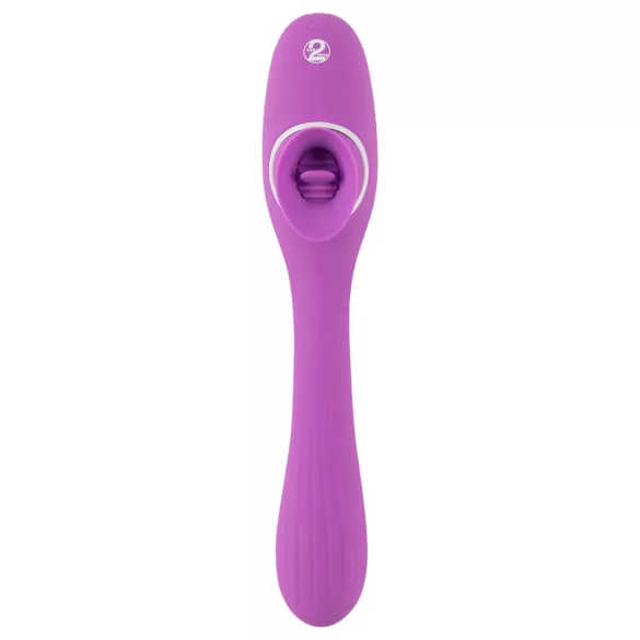 You2Toys - vibrator 2v1 za dvoje - polnilen, vijoličen