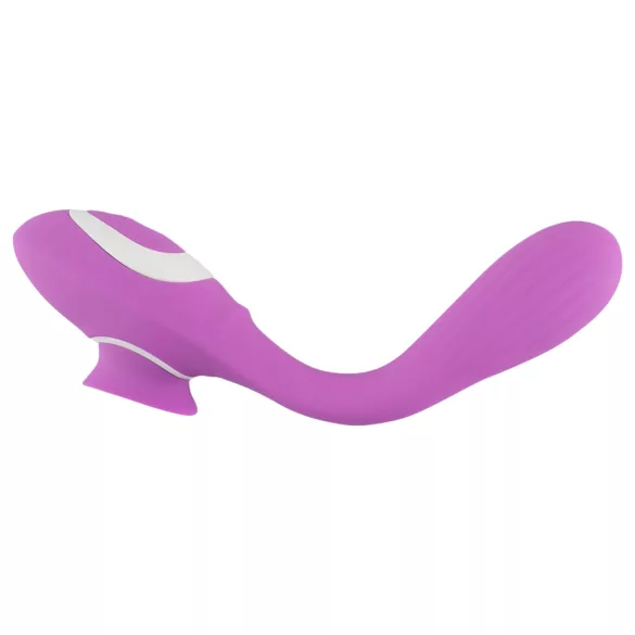 You2Toys - vibrator 2v1 za dvoje - polnilen, vijoličen