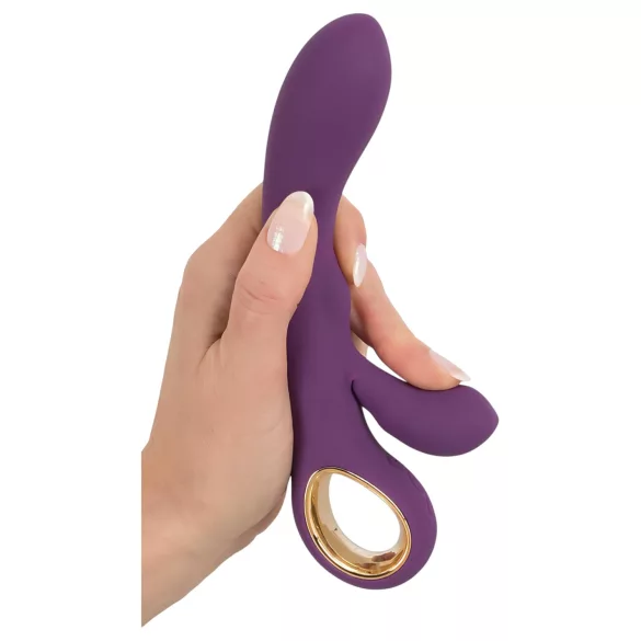 You2Toys - zajčji vibrator za klitoris - polnjenje USB - vijoličen
