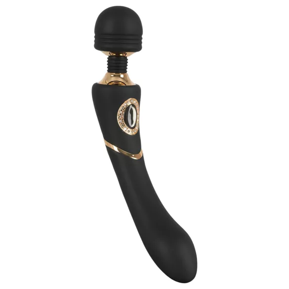 Cleopatra Wand - vibracijski masažer na baterije - vodoodporen - črn