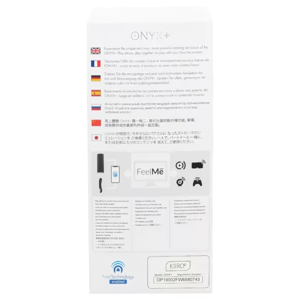 Kiiroo Onyx+ - interaktivni masturbator - črna