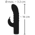 Rabbit Vibe - vibrator za G-točko s klitoralnim nastavkom - polnilni - vijoličen